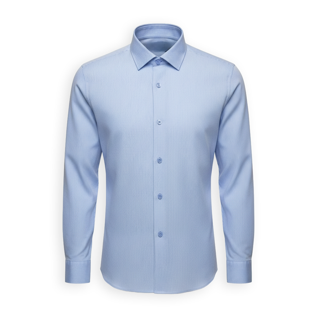 blu by polifroni dress shirts MENS BLU BY POLIFRONI Blue Square BUTTON DRESS SHIRT L/G