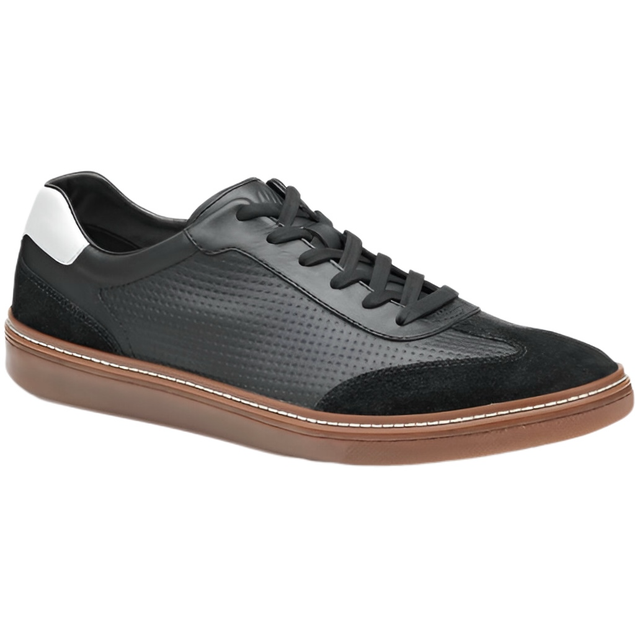 Johnston & Murphy McGuffey 2 Casual Oxfords Black Men\'s US 8.5W Derby Solid Dress Shoes for Men for sale | eBay main image 3